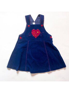 Vintage Girls Corduroy Dress, Size 5